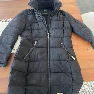 Andrew Marc Women's Black Quilted Puffer Coat